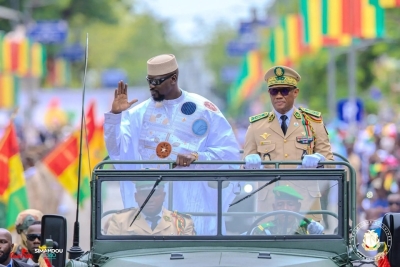 Guinée : Mamadi Doumbouya prête serment après sa victoire du 28 décembre